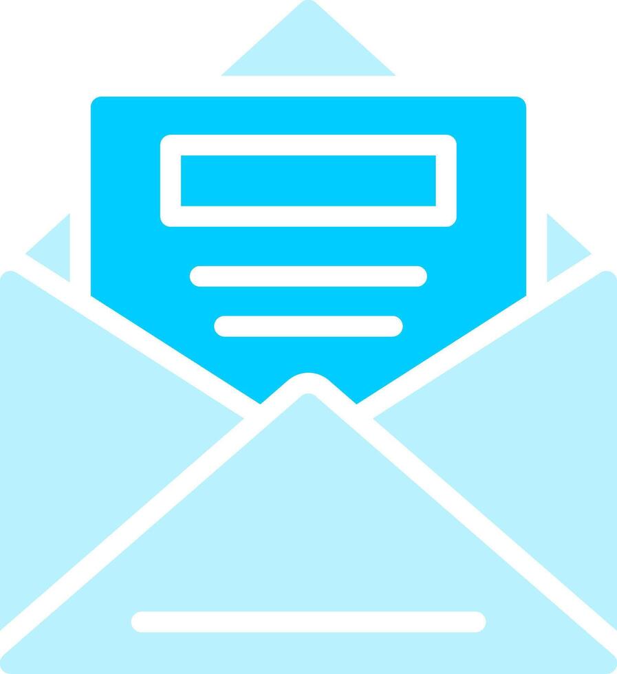 Open Email Creative Icon Design vector