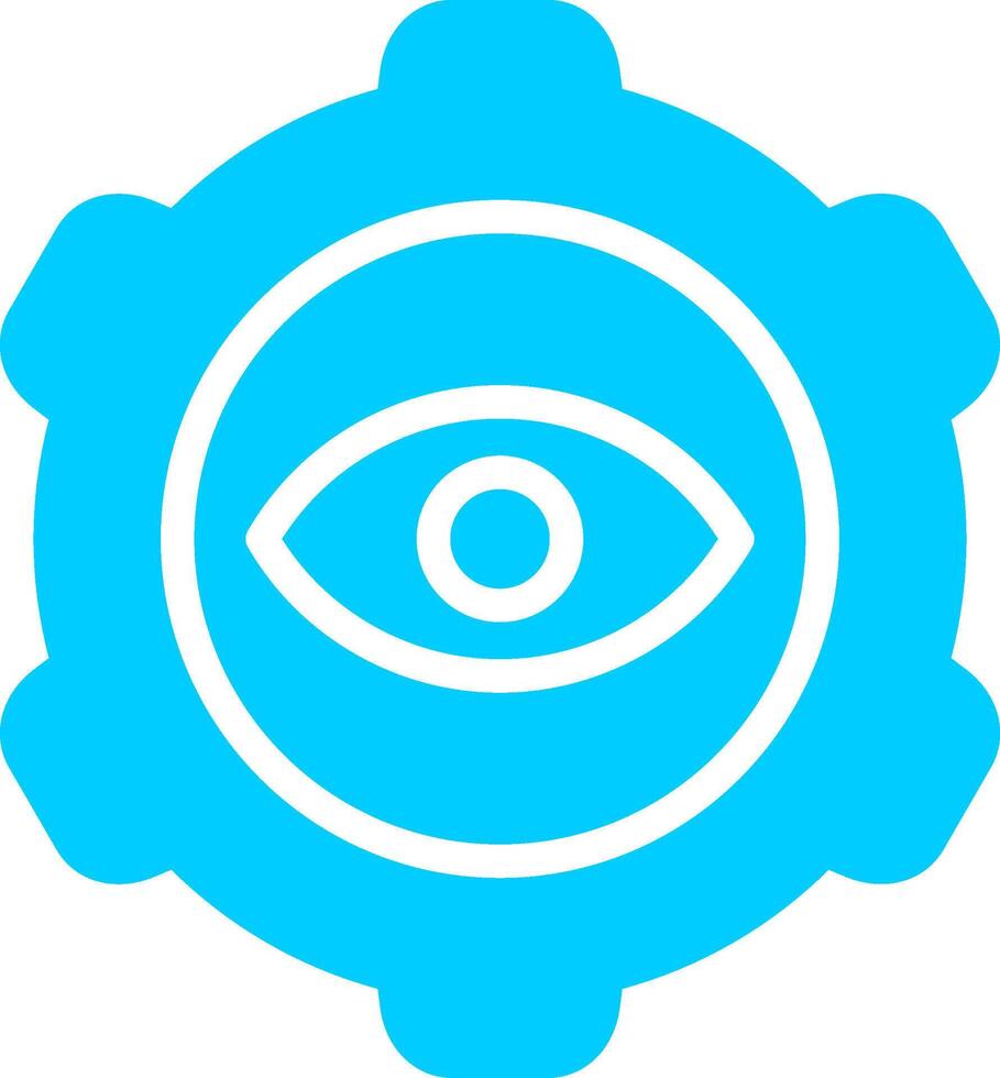 Eye Setting Creative Icon Design vector