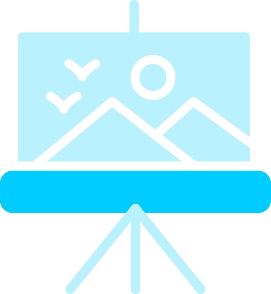 Canvas Creative Icon Design vector