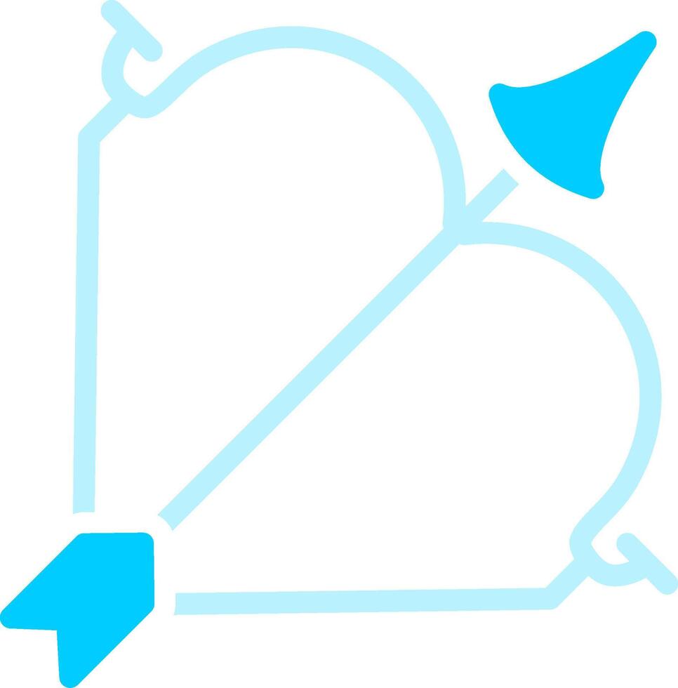 Line two Blue Colour vector