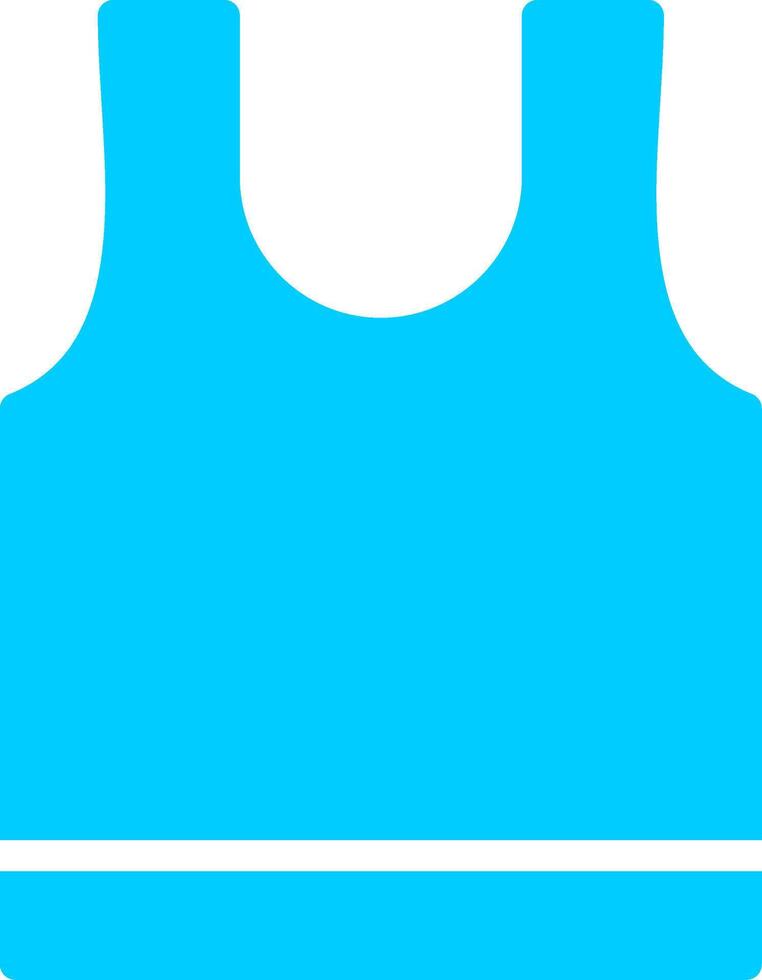 Tank Top Creative Icon Design vector