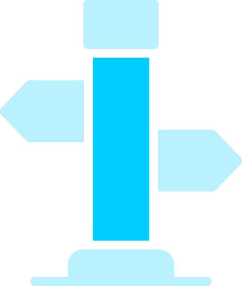 Line two Blue Colour vector