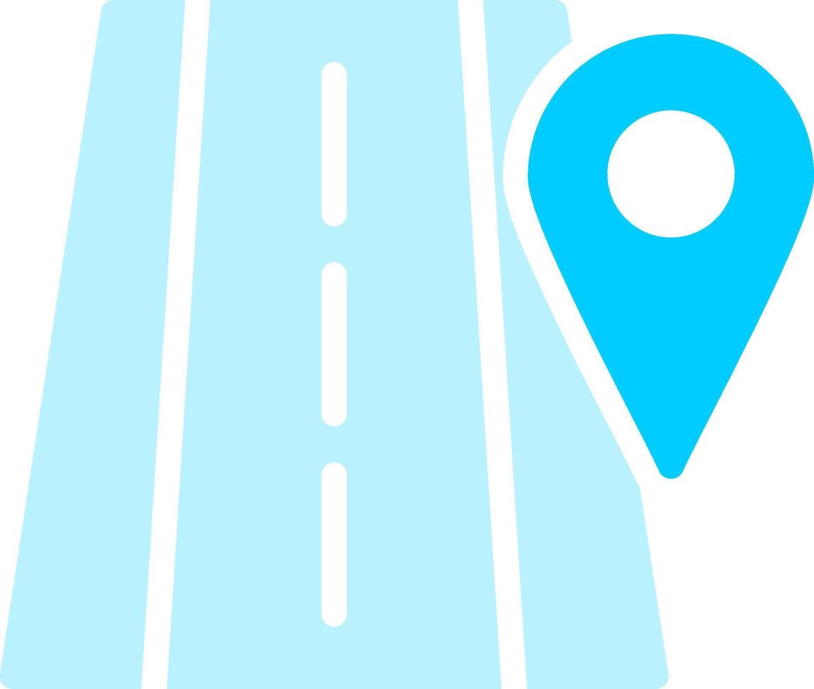 Road Location Creative Icon Design vector