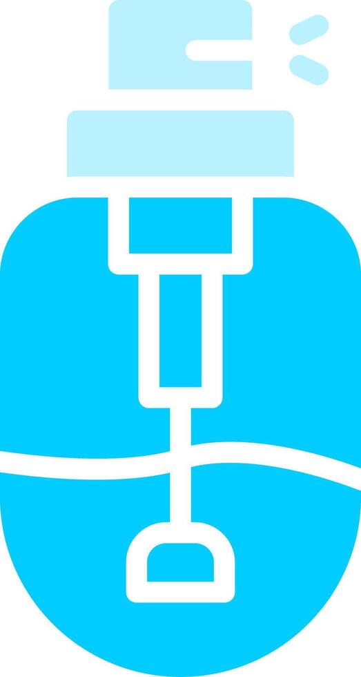 Line two Blue Colour vector