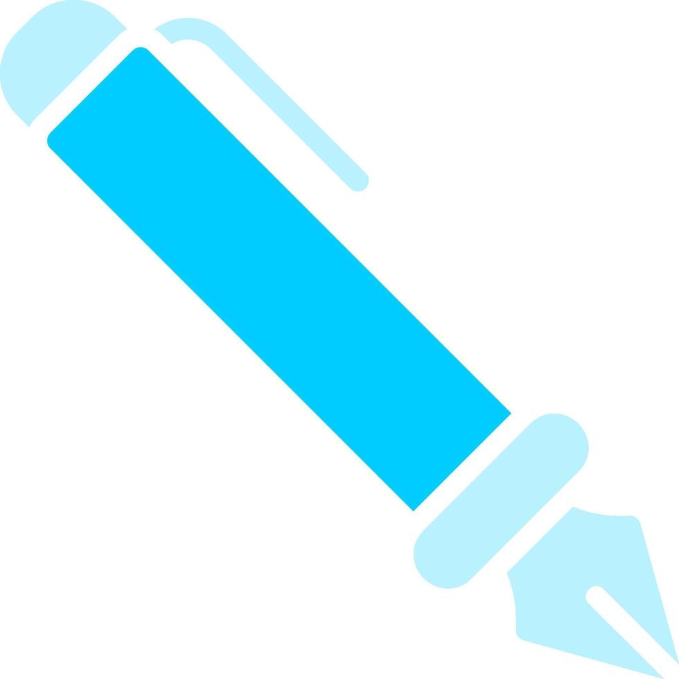 Fountain Pen Creative Icon Design vector