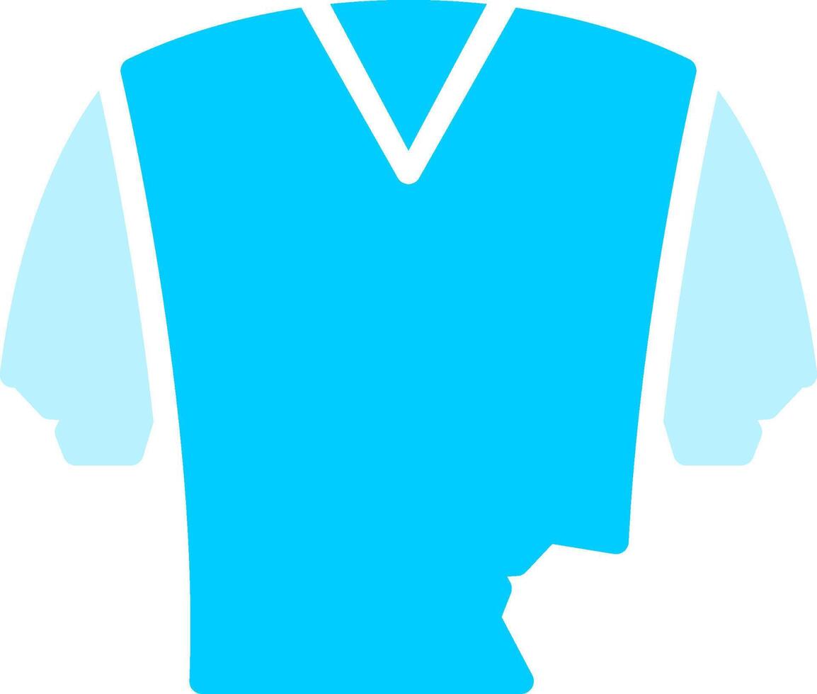 Line two Blue Colour vector