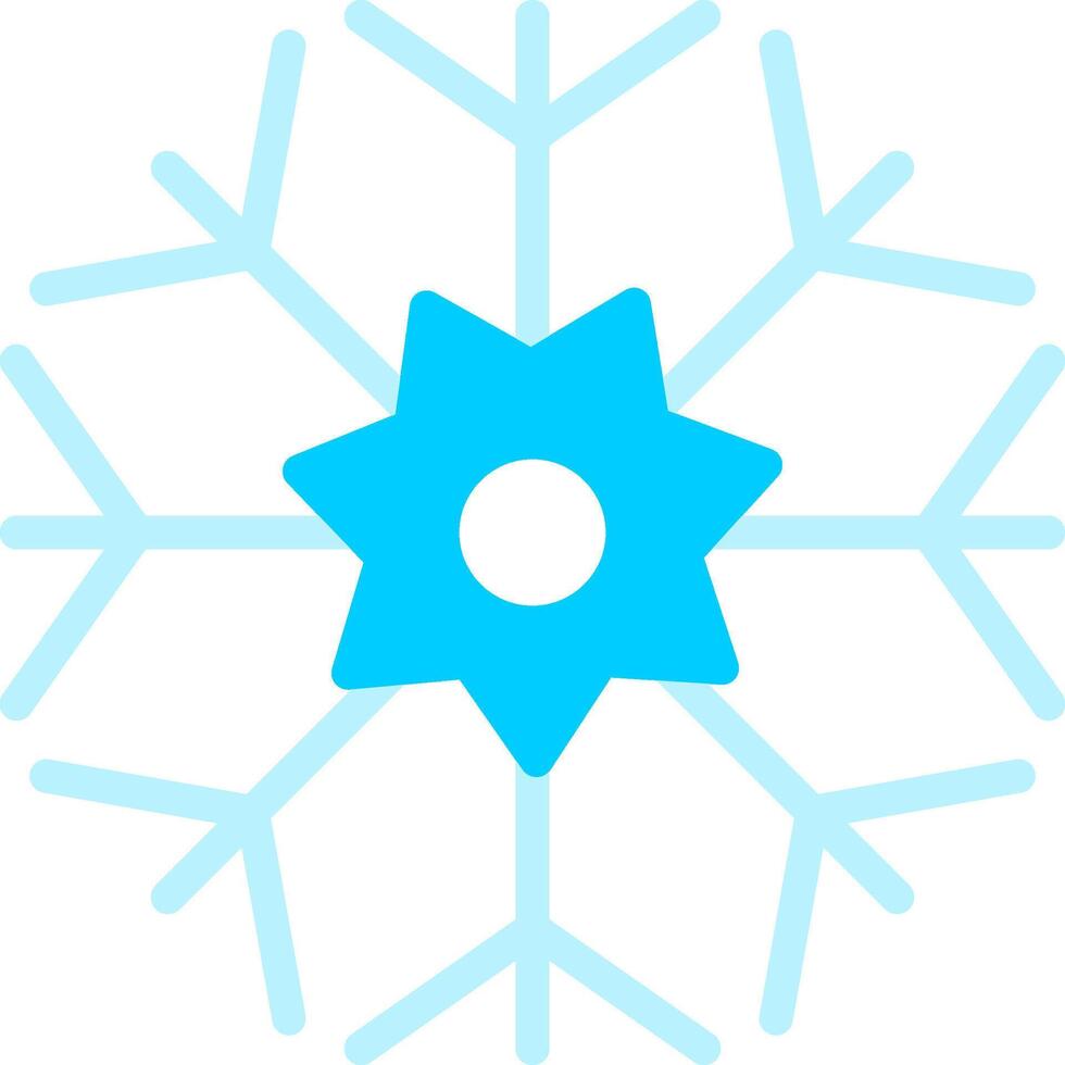 Snowflake Creative Icon Design vector