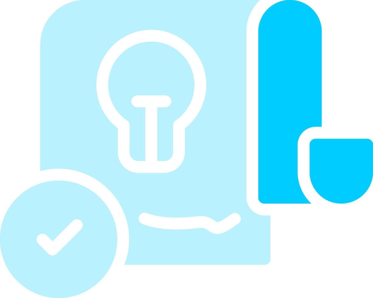 Patent Creative Icon Design vector
