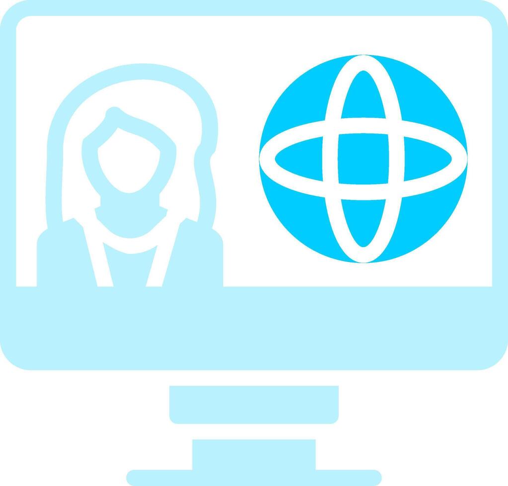 Line two Blue Colour vector