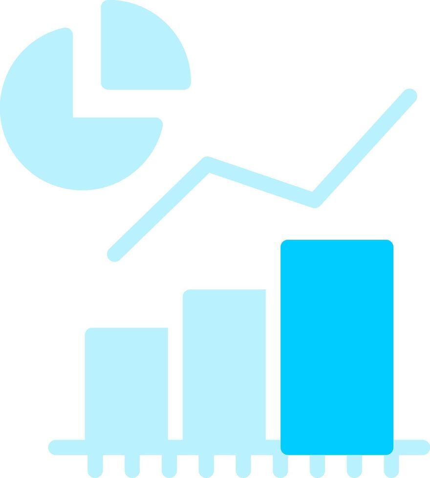 Statistical Analysis Creative Icon Design vector