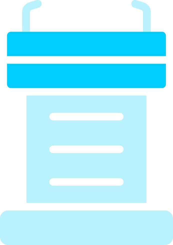 Tribune Creative Icon Design vector