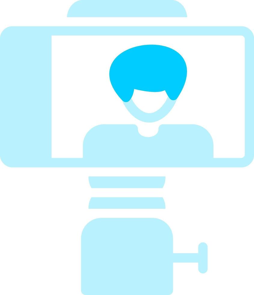 Line two Blue Colour vector