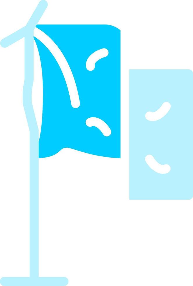 Line two Blue Colour vector