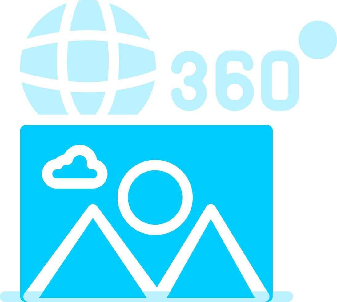 360 Image Creative Icon Design vector