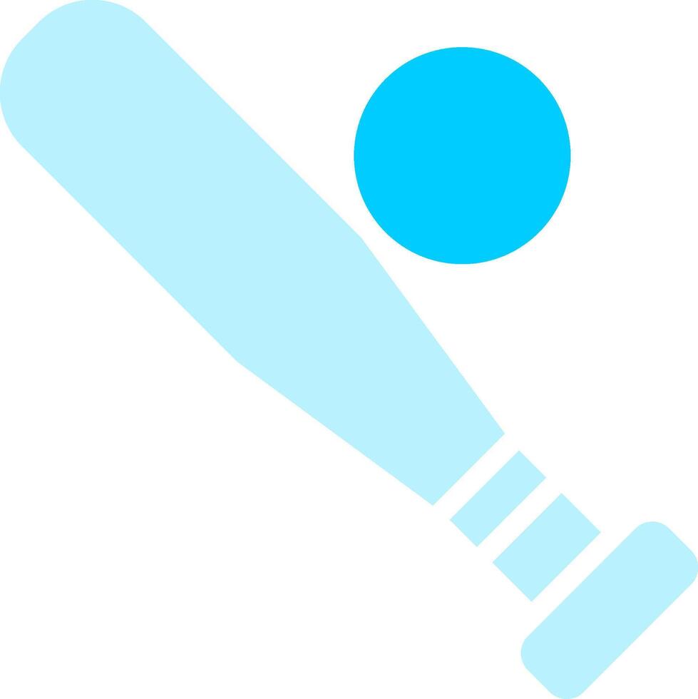 Baseball Bat Creative Icon Design vector