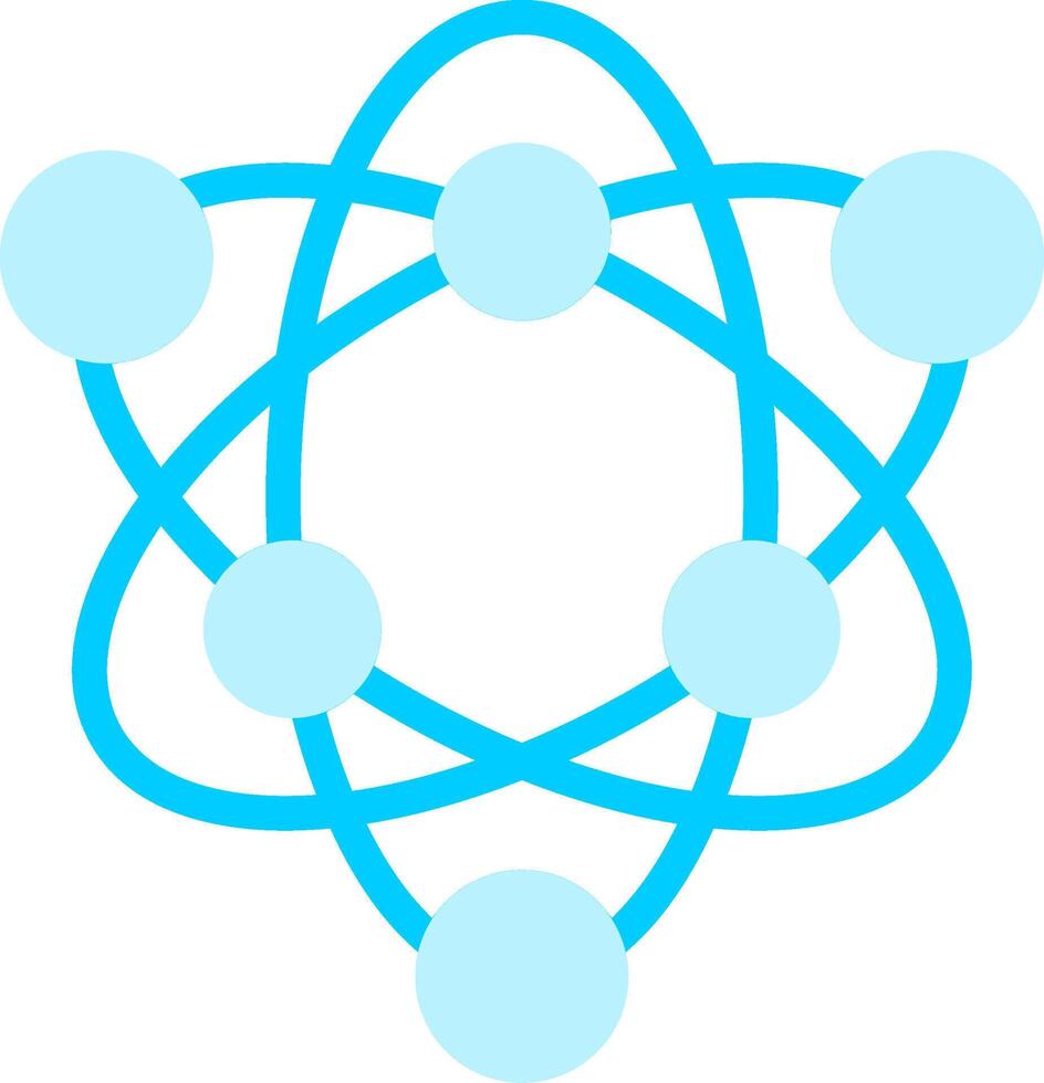 Atom Creative Icon Design vector