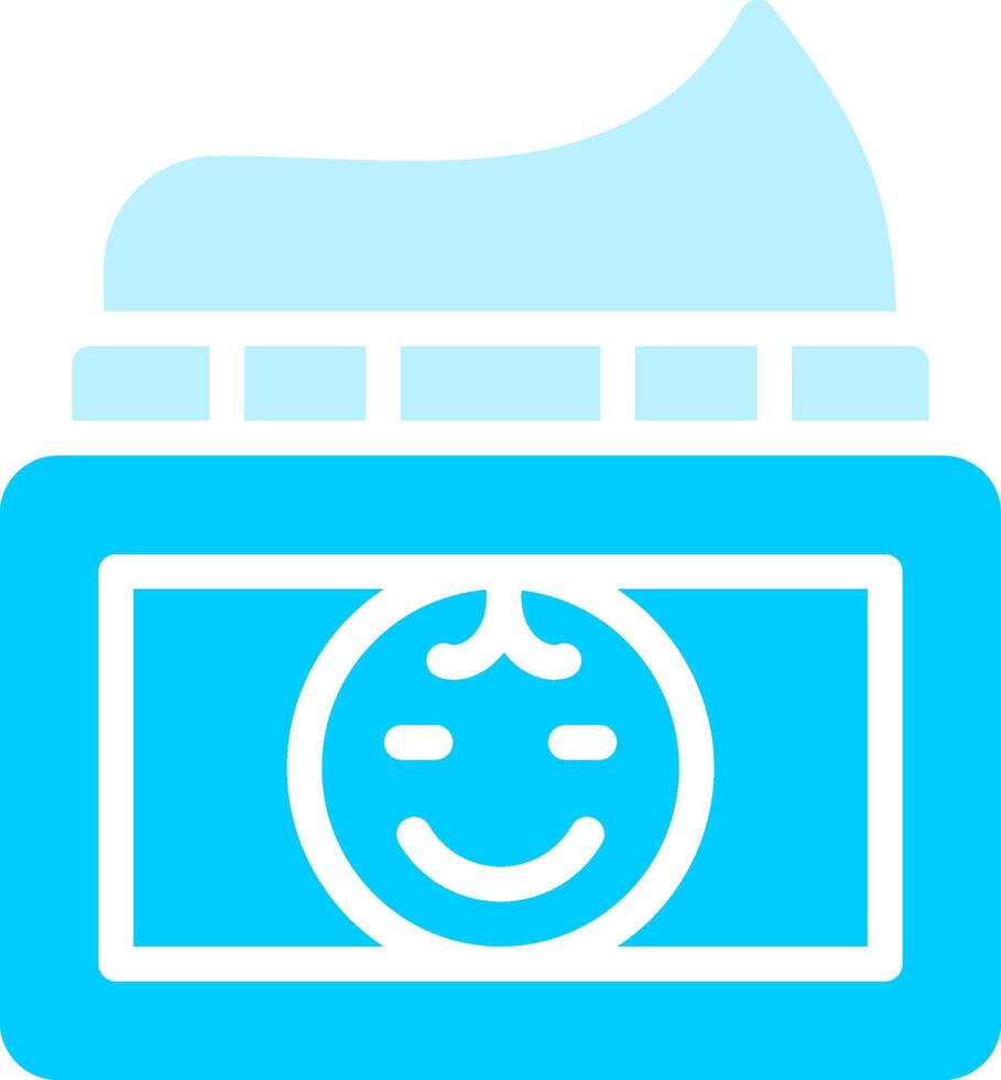 Baby Cream Creative Icon Design vector