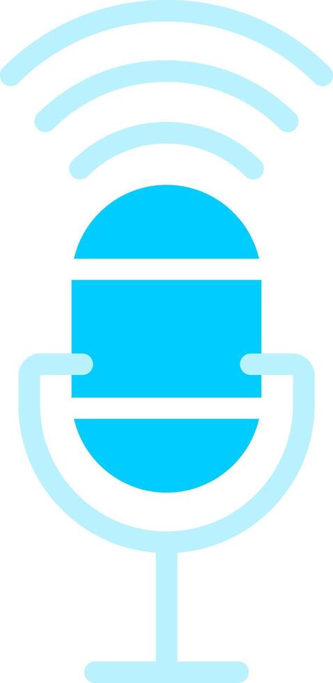 Voice Control Creative Icon Design vector
