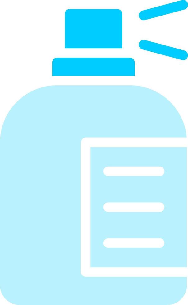 Spray Bottle Creative Icon Design vector