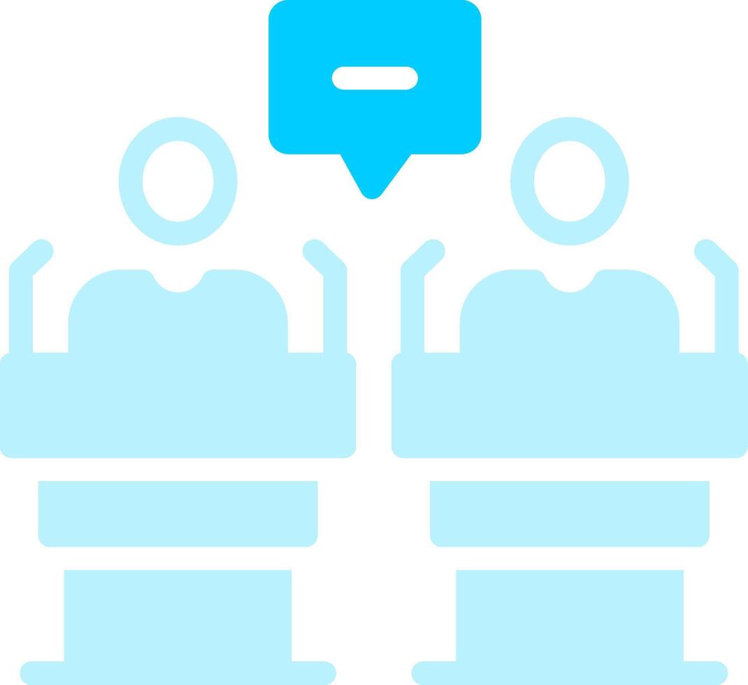 Debate Creative Icon Design vector