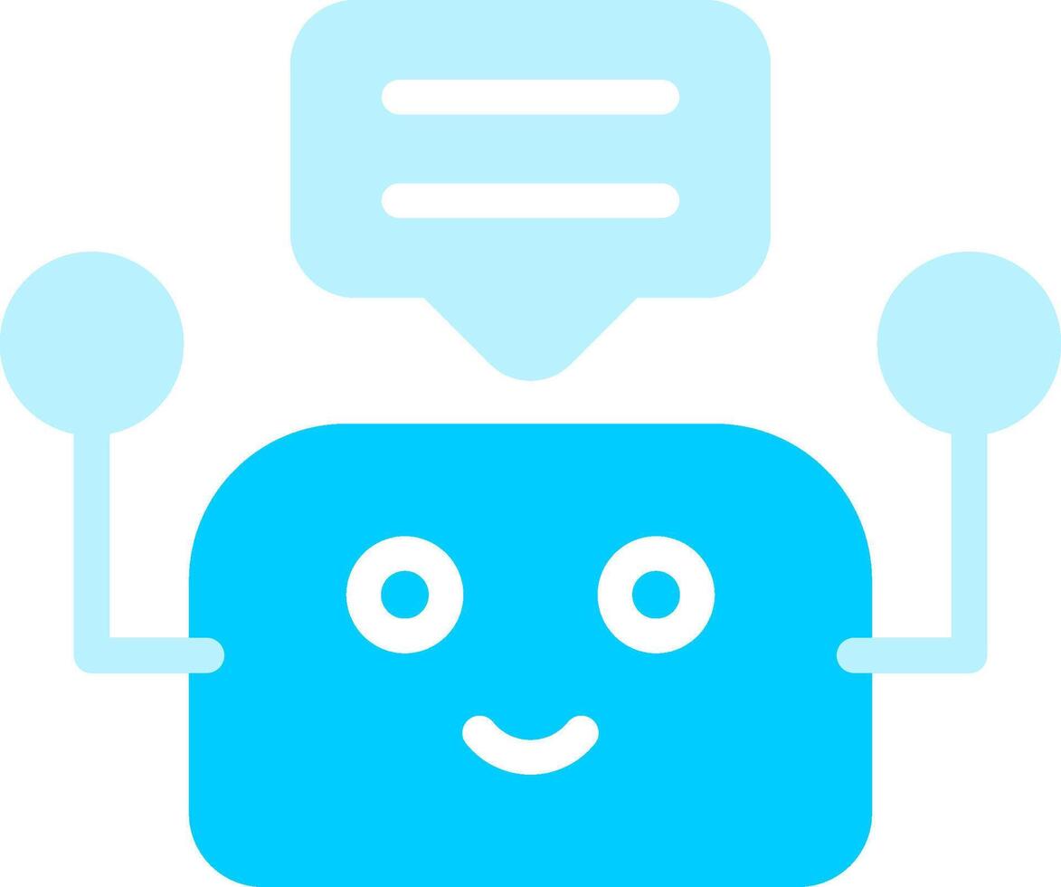 Chatbot Creative Icon Design vector
