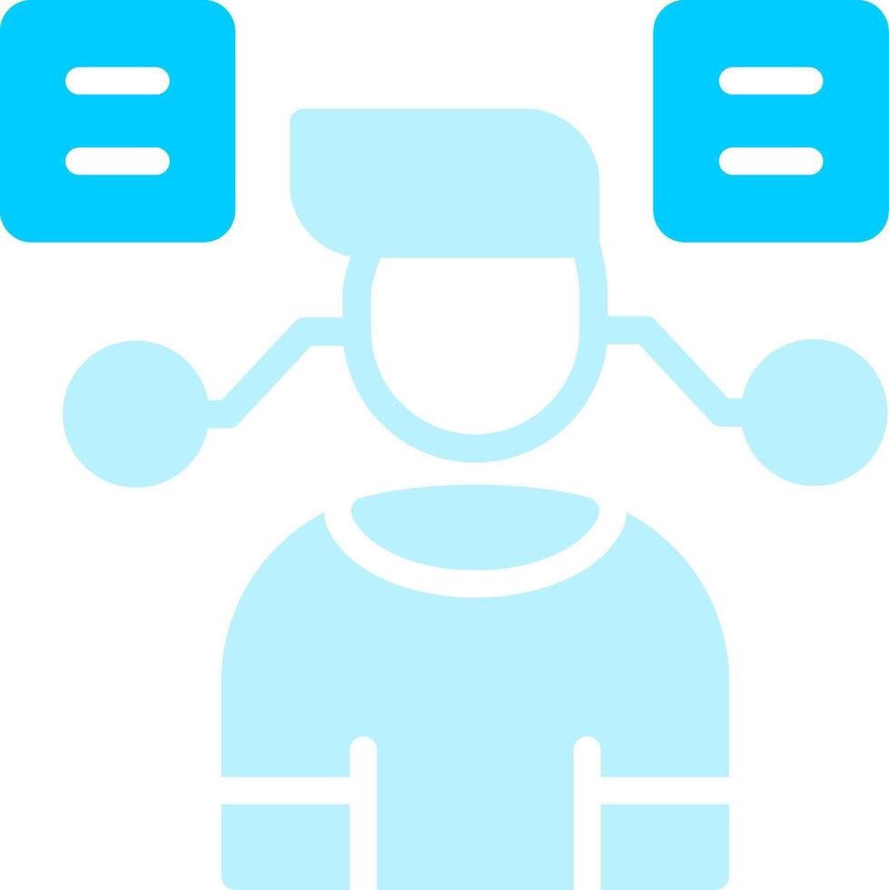 User Predictions Creative Icon Design vector
