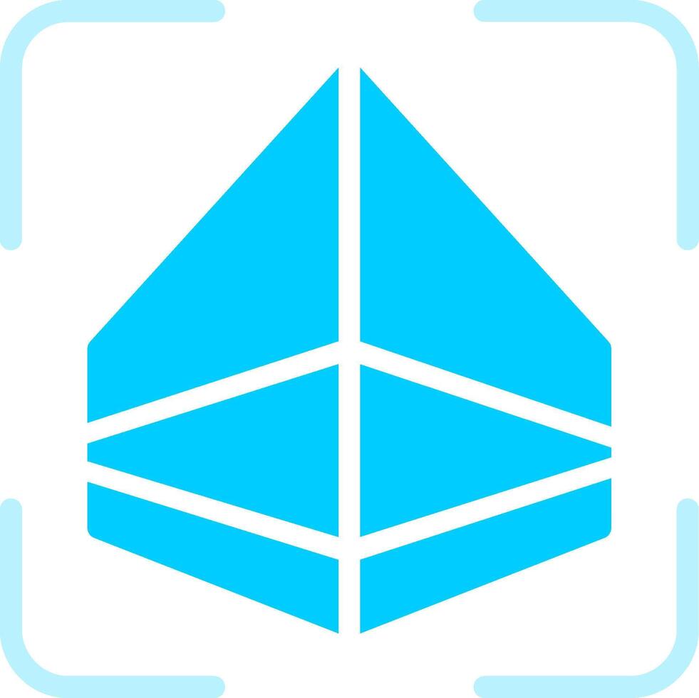 3D Surface Creative Icon Design vector