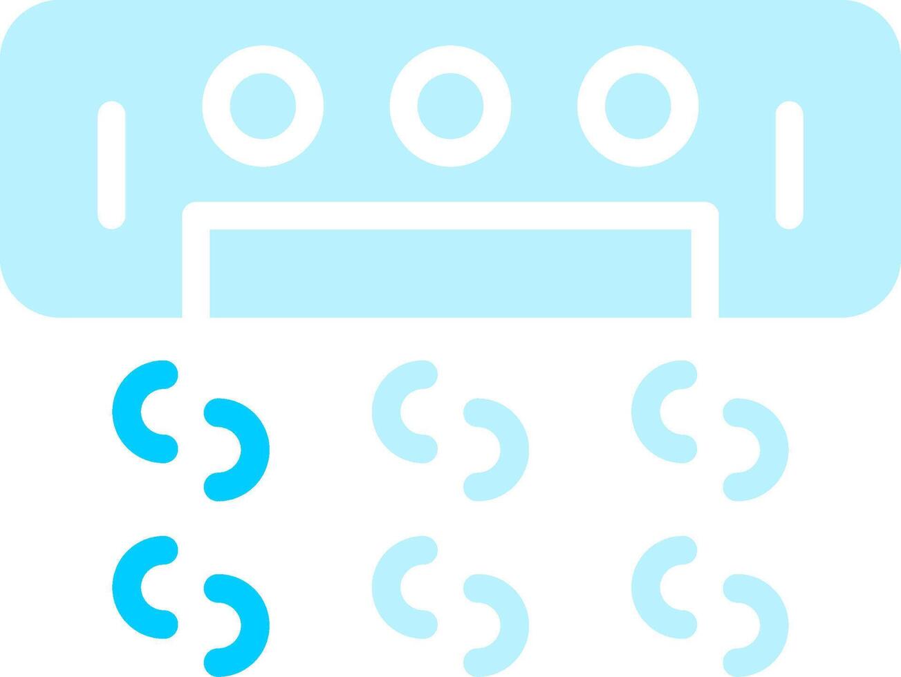 Air Conditioner Creative Icon Design vector