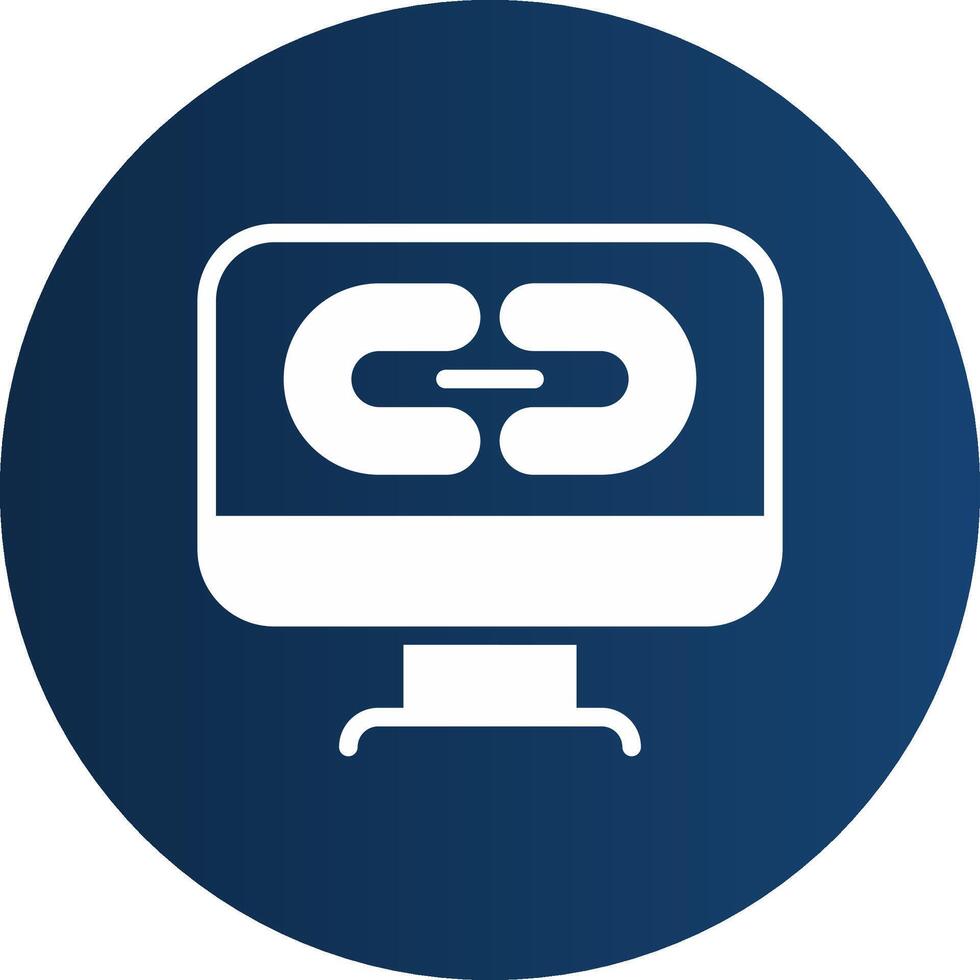 Glyph  blue Circle  Gradient vector