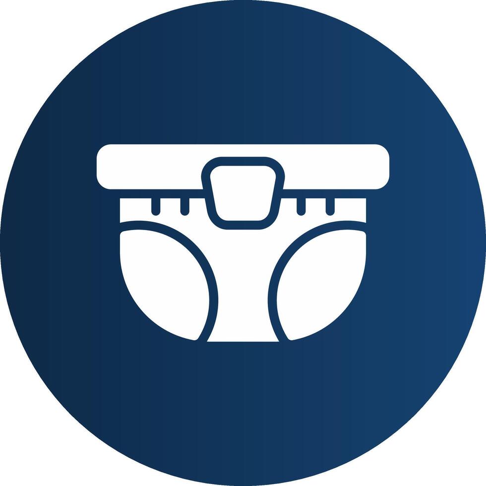 Glyph  blue Circle  Gradient vector