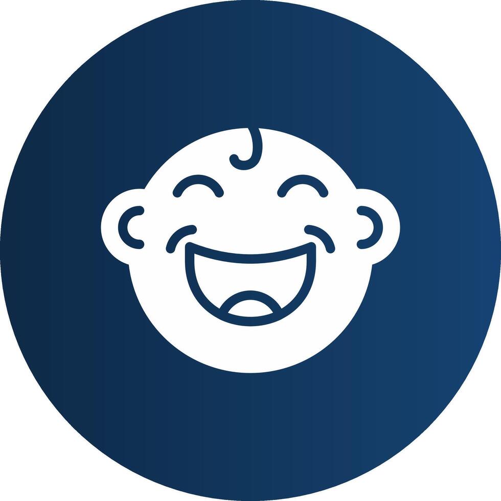 Glyph  blue Circle  Gradient vector