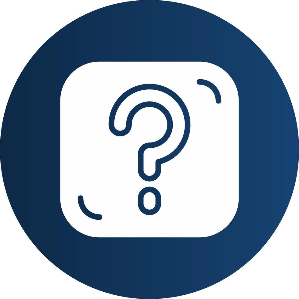 Glyph  blue Circle  Gradient vector
