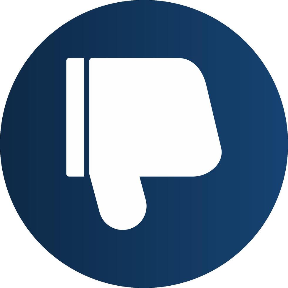 Glyph  blue Circle  Gradient vector