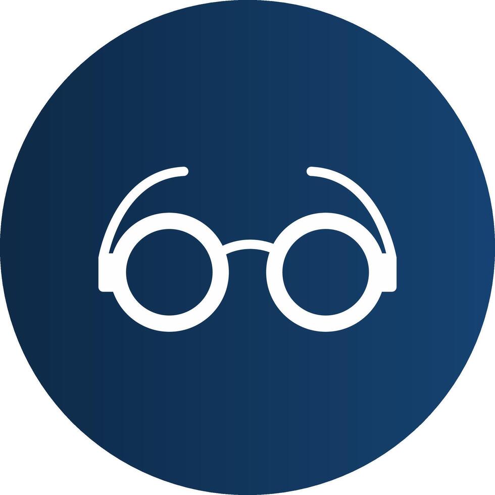 Glyph  blue Circle  Gradient vector