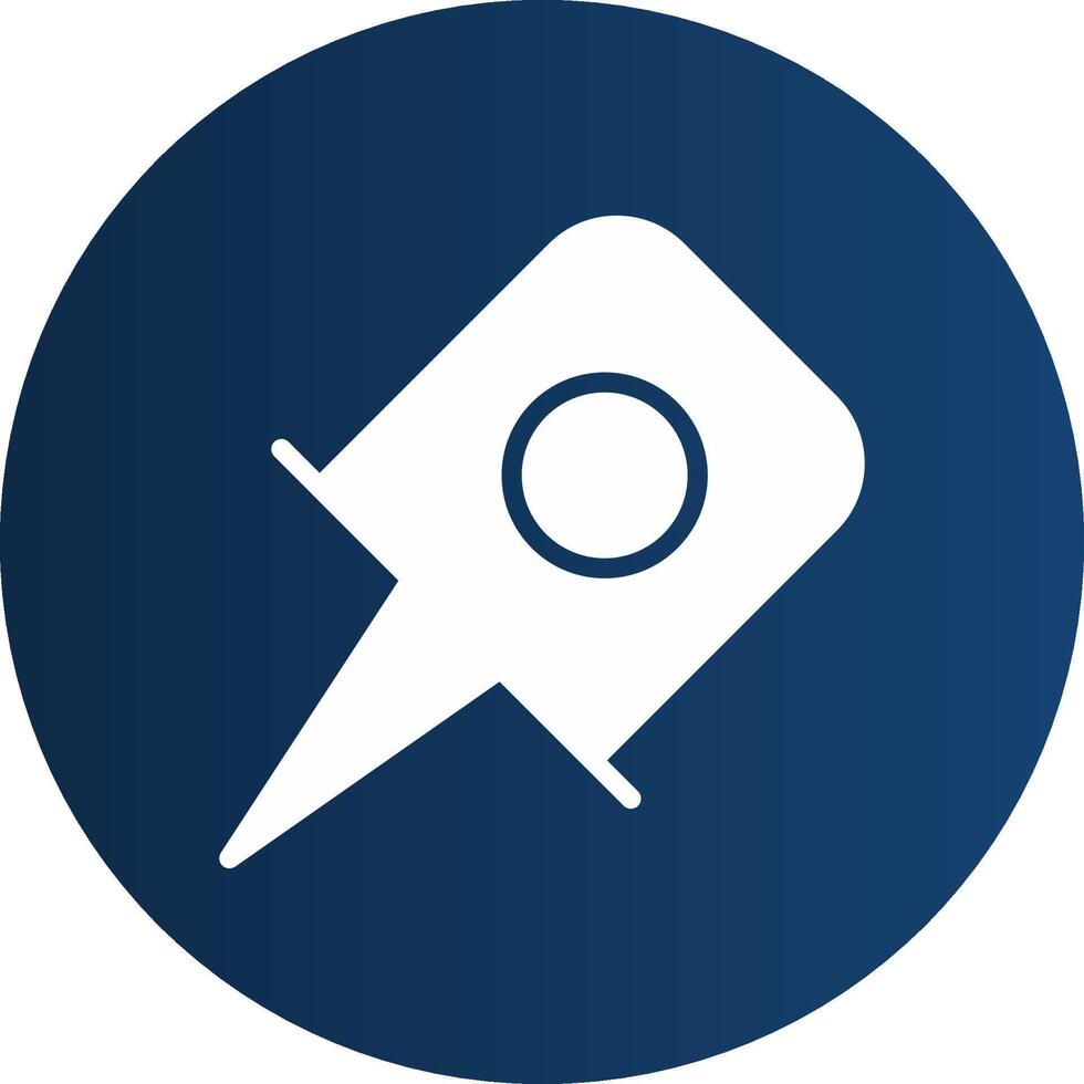 Glyph  blue Circle  Gradient vector