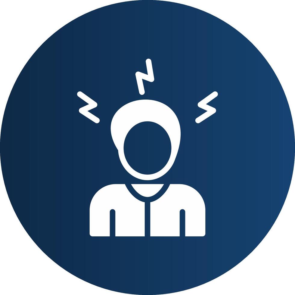 Glyph  blue Circle  Gradient vector