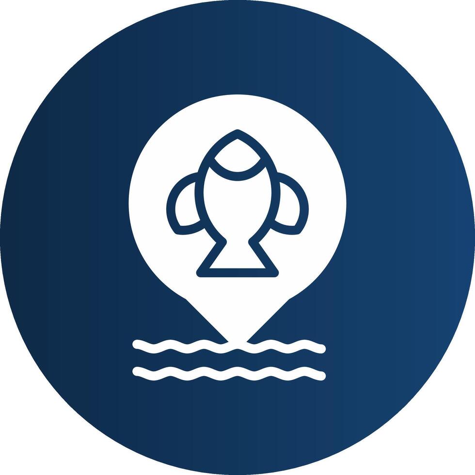 Glyph  blue Circle  Gradient vector
