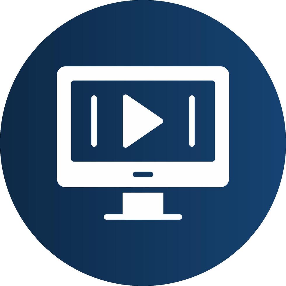 Video Marketing Creative Icon Design vector