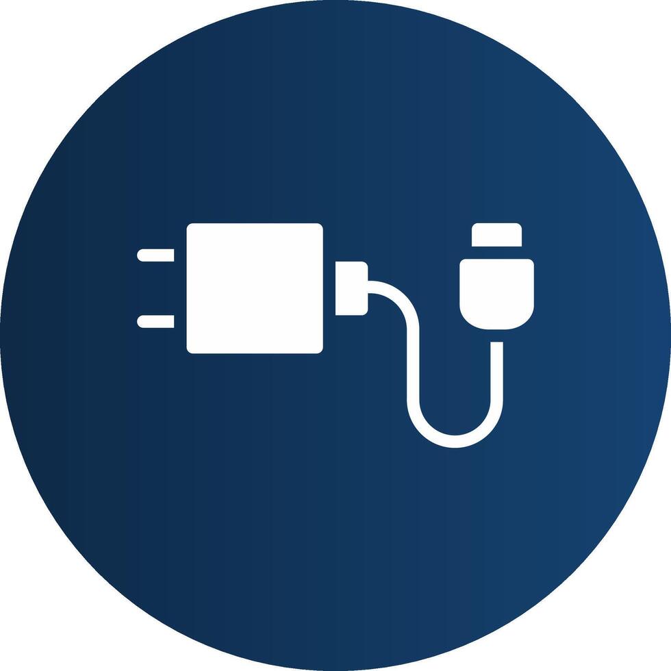 Glyph  blue Circle  Gradient vector