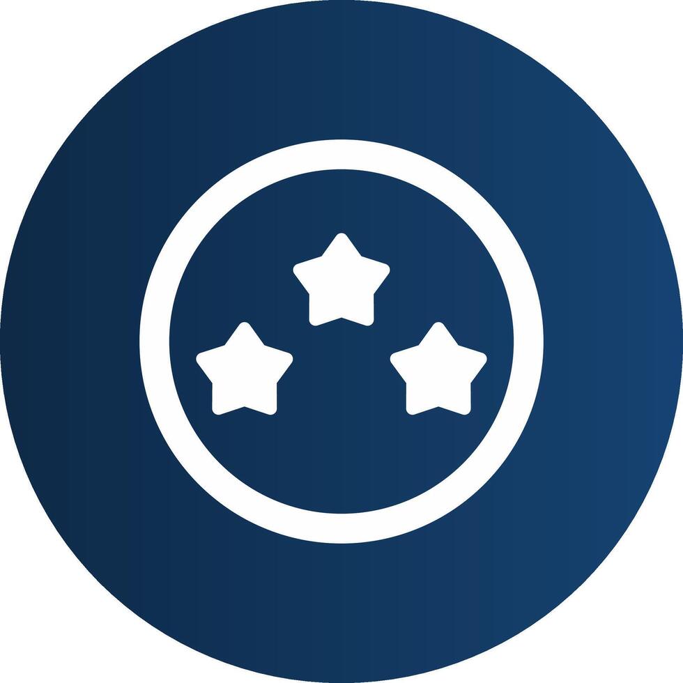 Glyph  blue Circle  Gradient vector