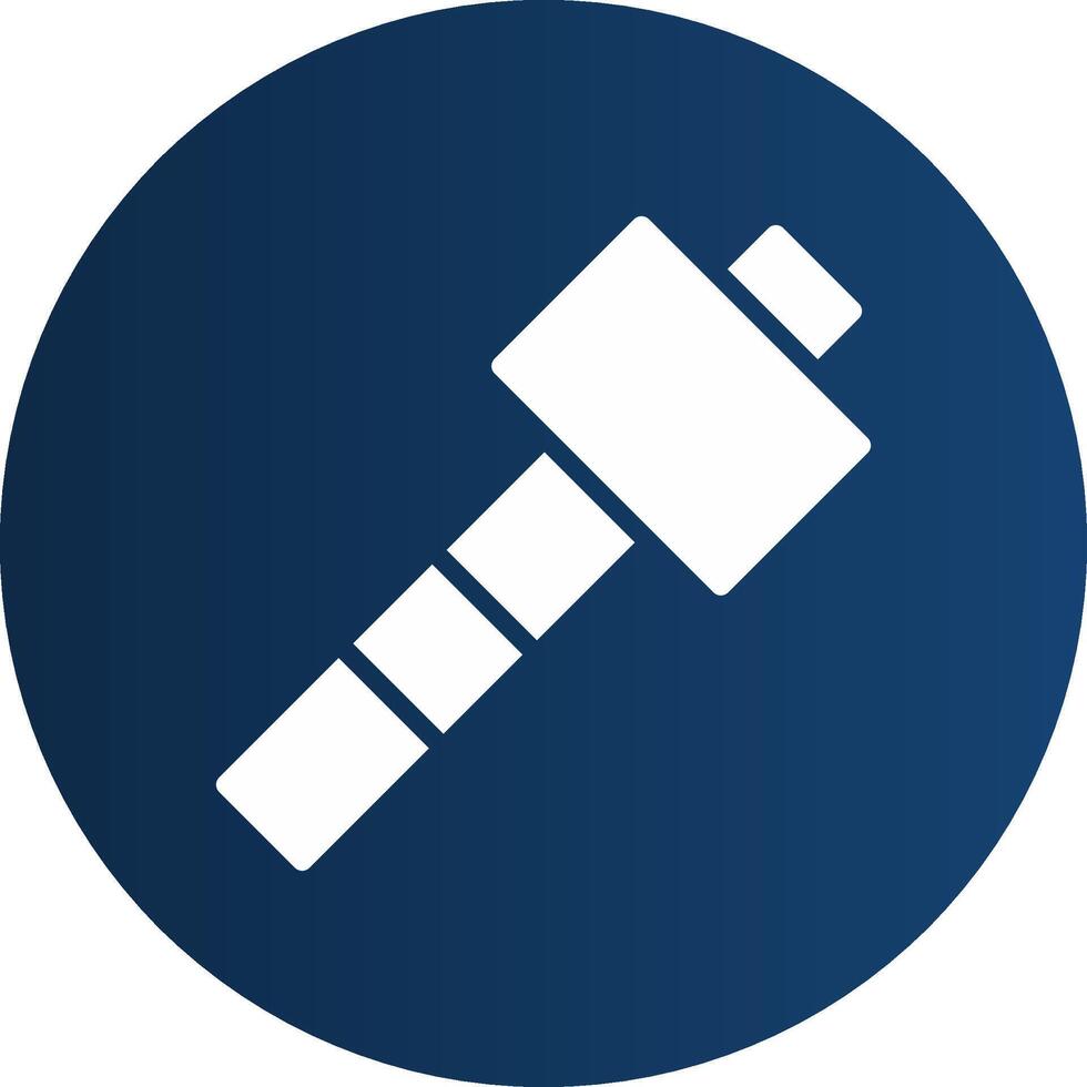 Glyph  blue Circle  Gradient vector