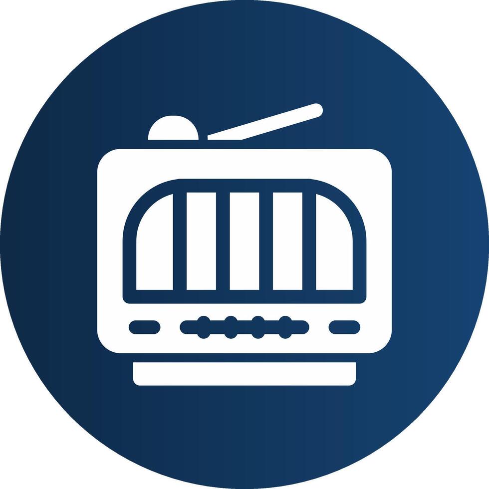 Radio Creative Icon Design vector