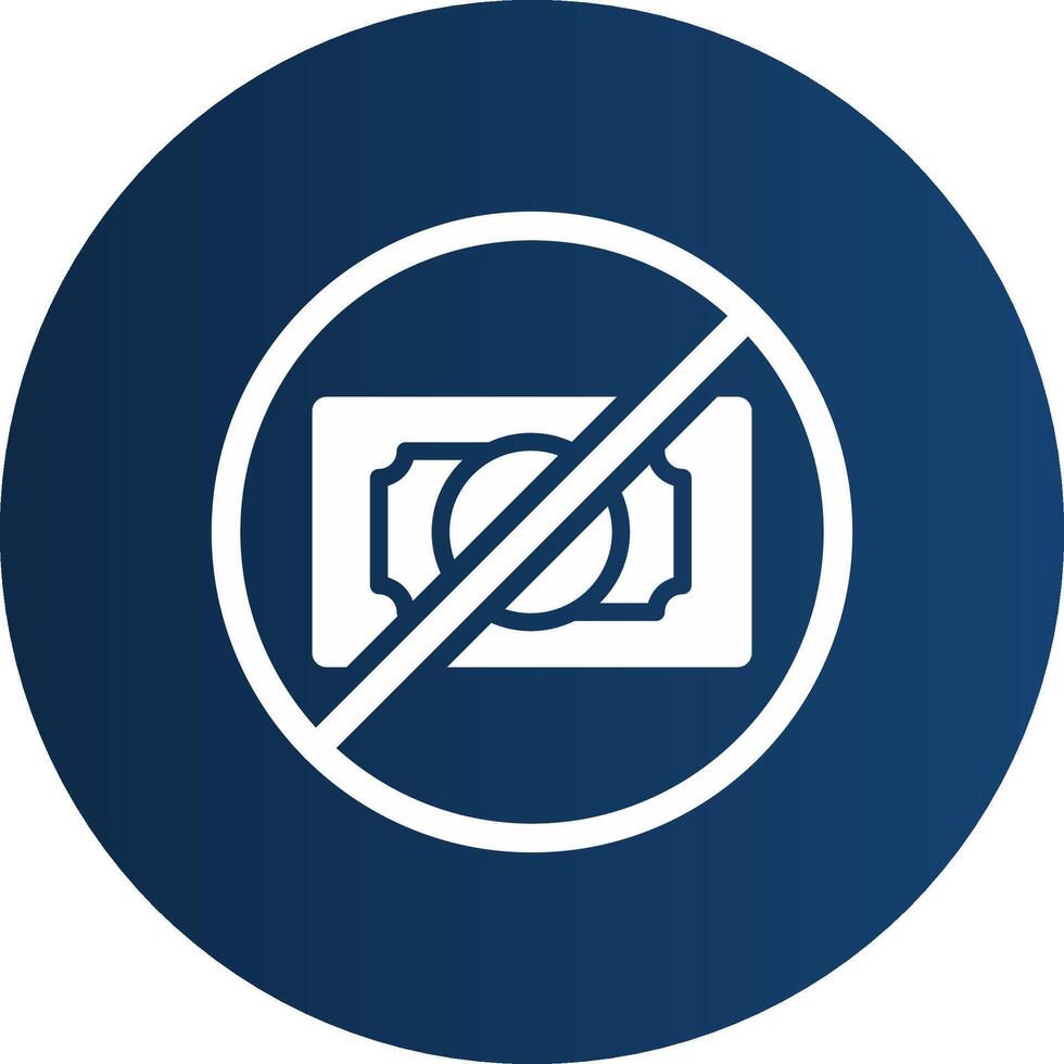 Glyph  blue Circle  Gradient vector