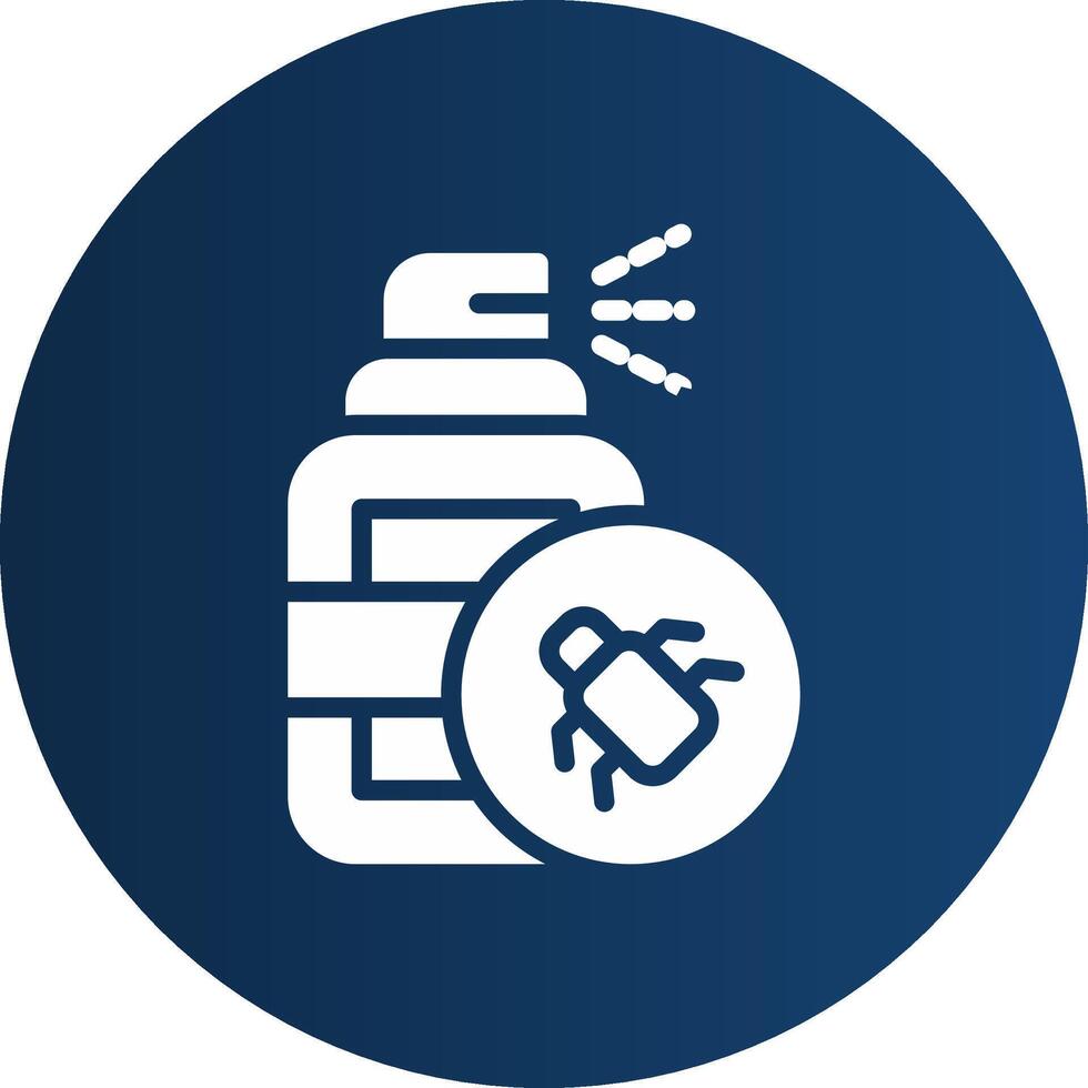 Spray Bottle Creative Icon Design vector