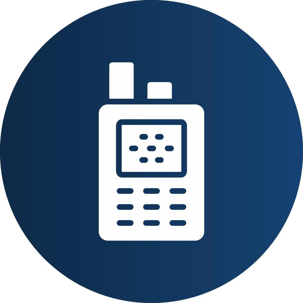Walkie Talkie Creative Icon Design vector