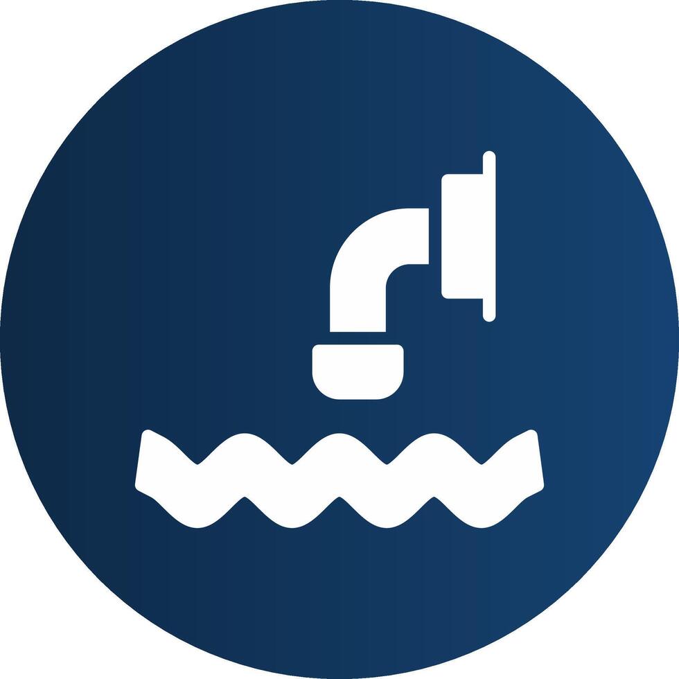 Glyph  blue Circle  Gradient vector
