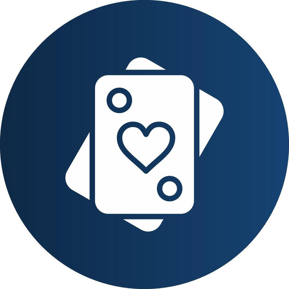 Playing Cards Creative Icon Design vector