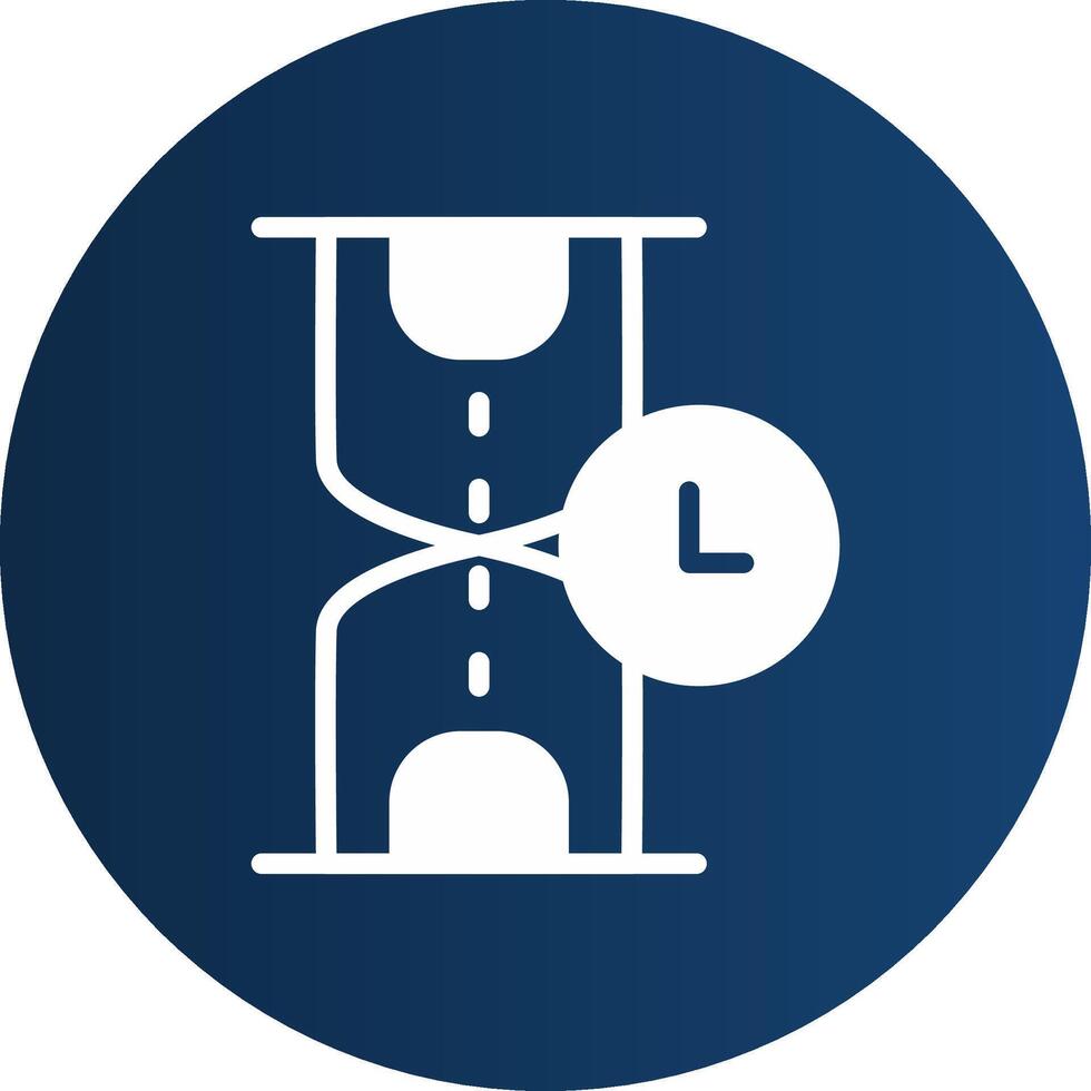 Glyph  blue Circle  Gradient vector
