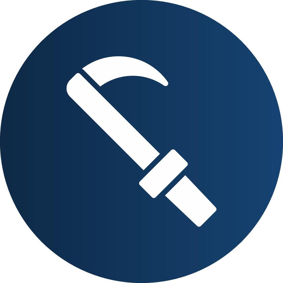Scythe Creative Icon Design vector