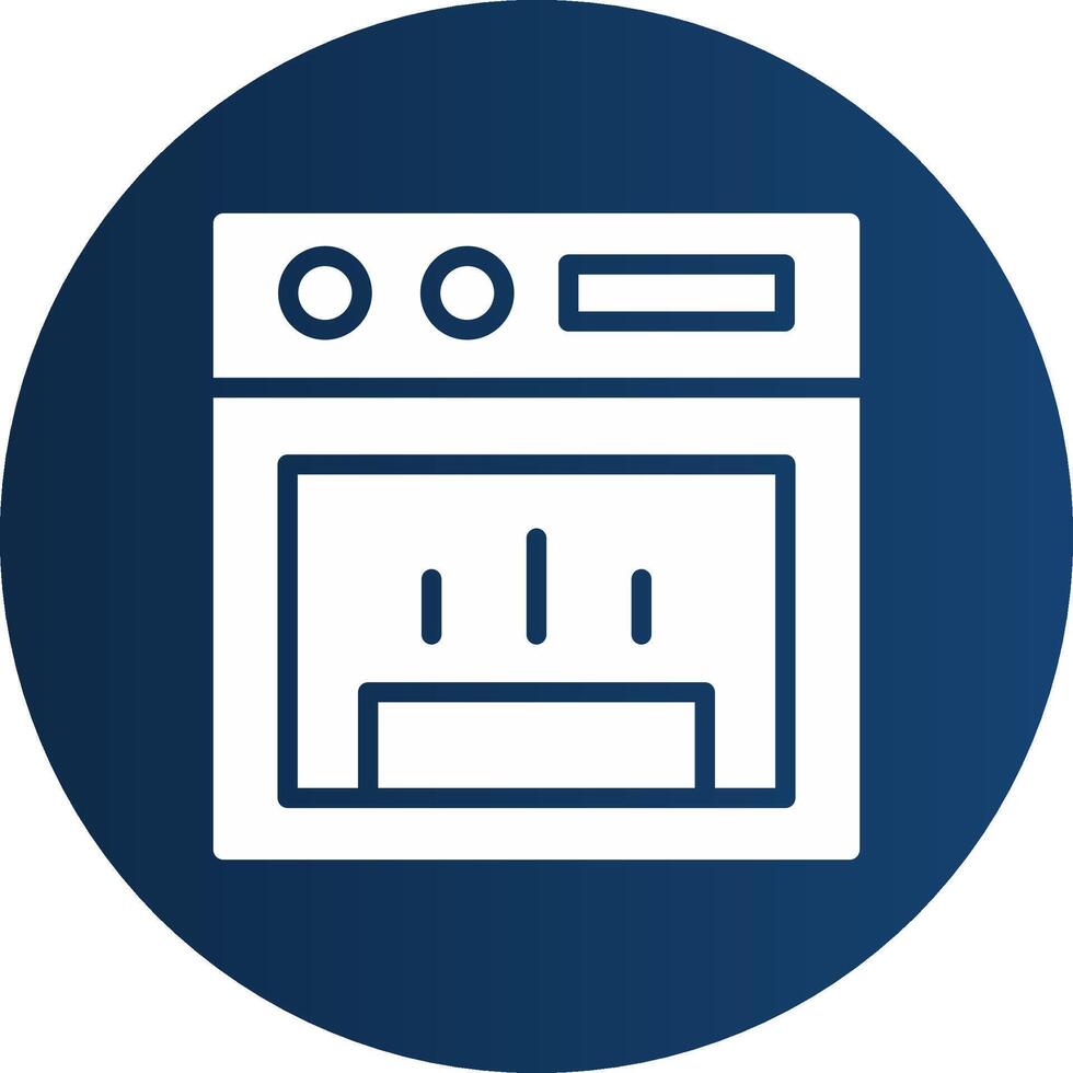 Stove Creative Icon Design vector